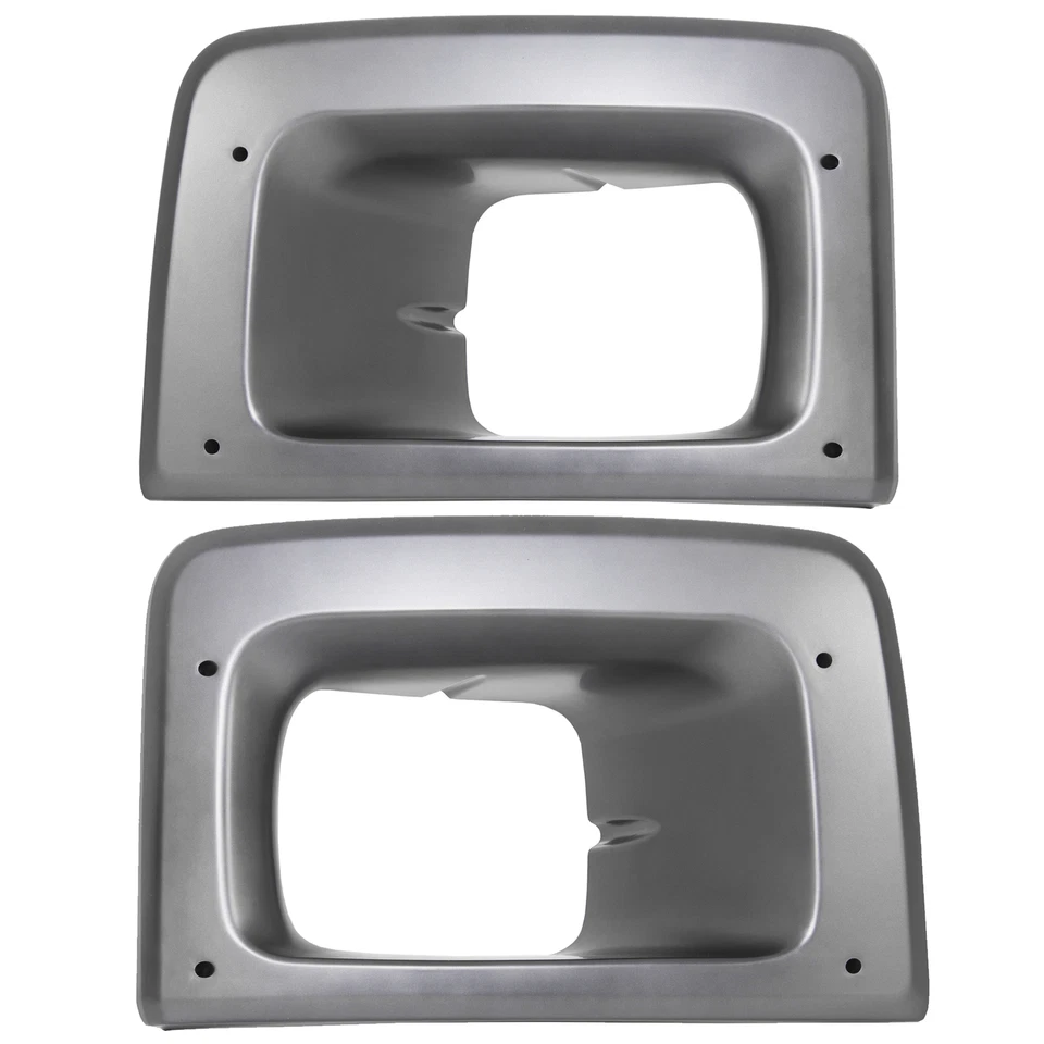 For Chevrolet C6500 C7500 C8500 03-09 Headlight Bezel Trim Set Driver+Passenger Foto 2 de 4