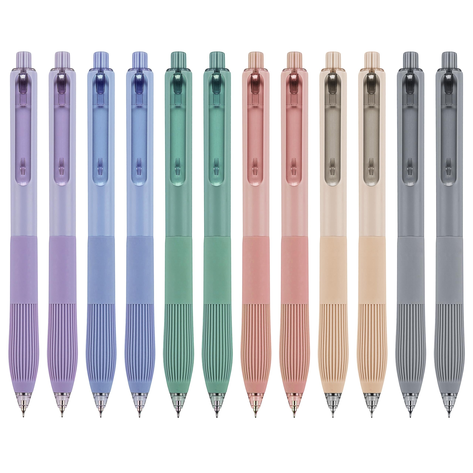 Gel Pens Black Ink Pens for Office 0.5mm Fine Point Pens Smooth Writing Retra...