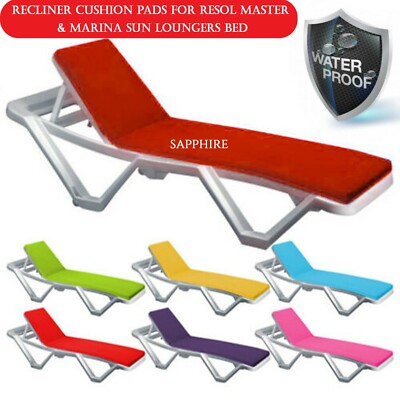 resol master sun lounger cushions