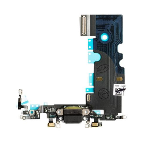 CONNETTORE DOCK CARICA MICROFONO FLEX PER IPHONE SE 2020 ORIGINALE PULLED NERO