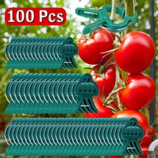 10/100 PCS Plant Support Clips Plant Clamps for Supporting Vine Climbing Plants