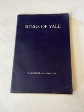 SONGS OF YALE Paperback Book By Marshall Bartholomew G Schirmer, Inc. 1953