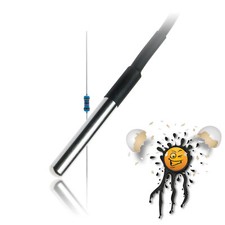 DS18B20 1-3 Meter 1-Wire Temperatur Sensor Messsonde wasserdicht ESP8266 Arduino