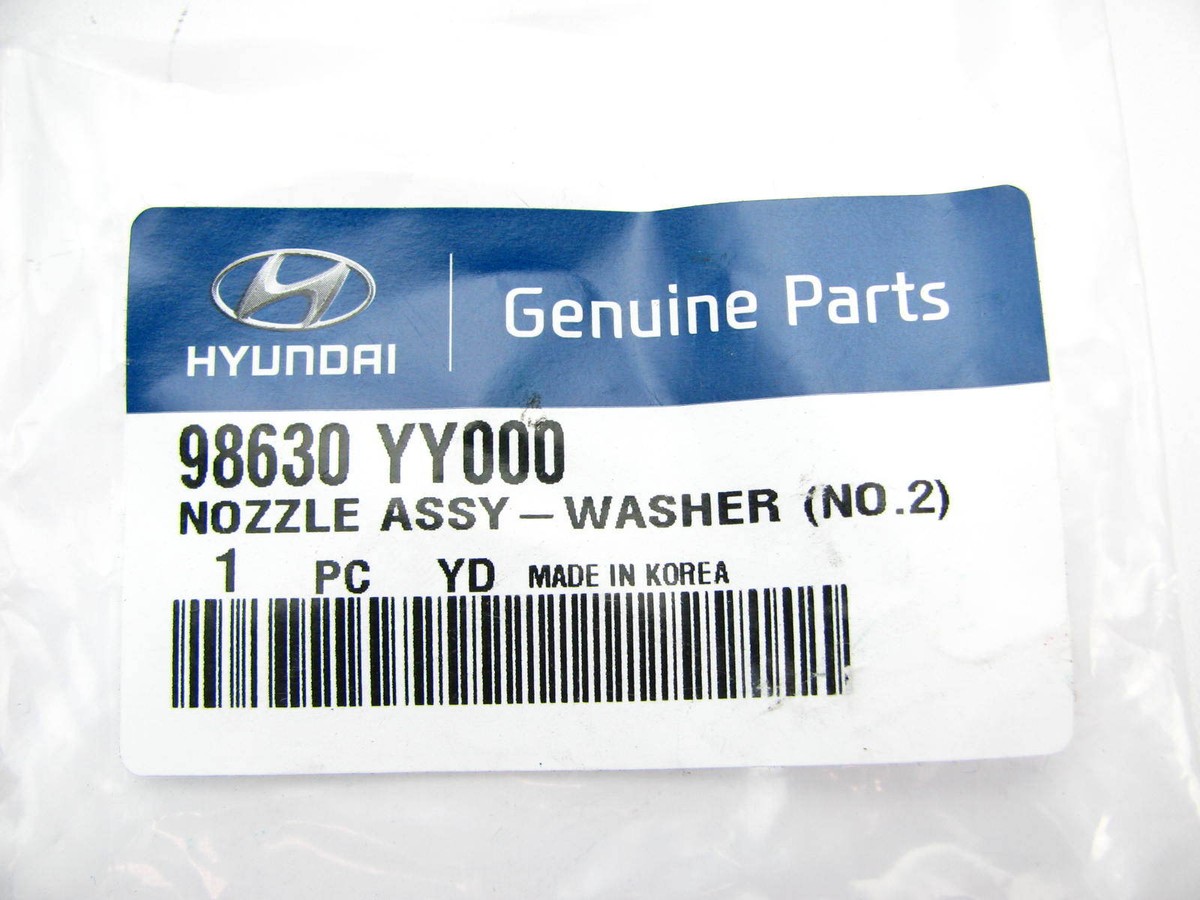 New OEM Windshield Washer Nozzle For 00-08 Tiburon, 03-09 Sorento