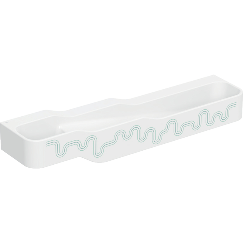 Bambini lavabo basso a destra 180cm SFR verde