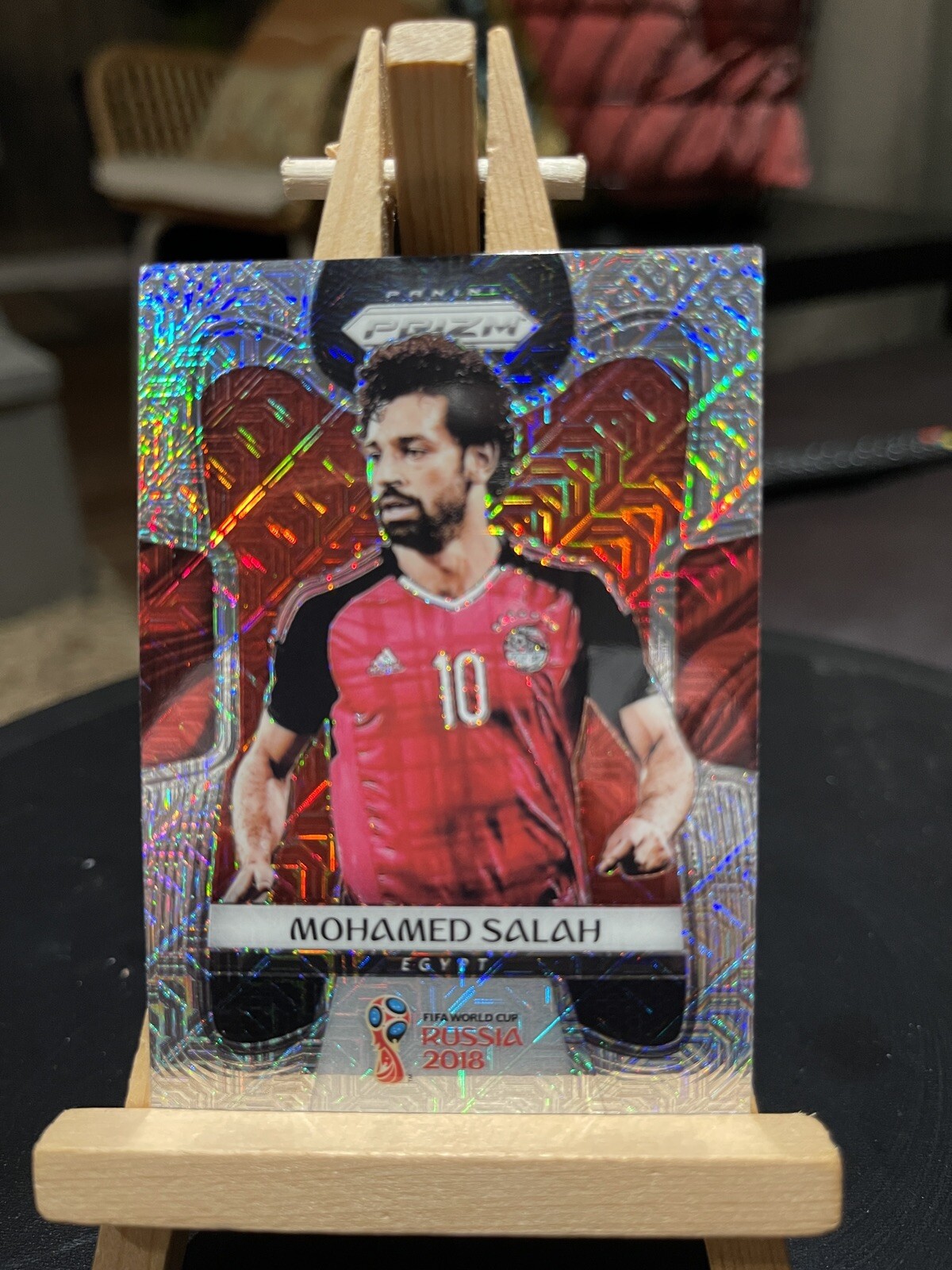 Panini Prizm World Cup 2018 Mo Salah 54 Mojo Refractor
