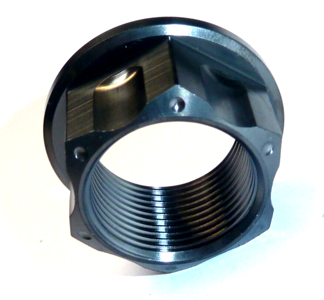 Titanium Deep Drilled Rear Axle Nut For Aprilia RSV4 - Race Spec