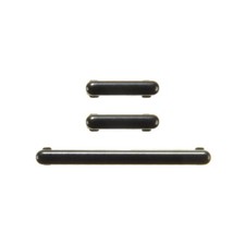 Cosmetic Button Set Volume Bixby for Samsung Galaxy S10e Black Replacement Part