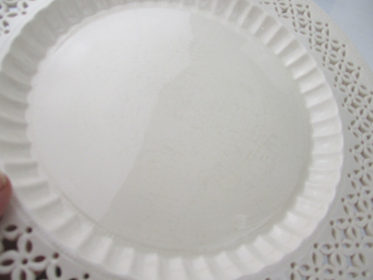 Leeds Pottery pierced creamware 11" service plate(s) 1980s England B eBay