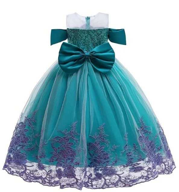 Vestido de sirena con encaje 9-10 años Foto 2 de 4