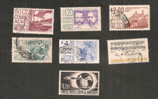 MEXIQUE MEXICO LOT de 7 TIMBRES POSTE AERIENNE AEREO
