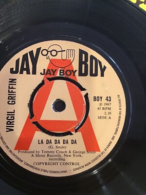 Jay Boy Demo - Virgil Griffin - La Da Da Da Da /  Climbing - Ex