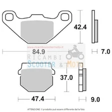 FRONT BRAKE PAD AEON Nox 100 06 6565440#51