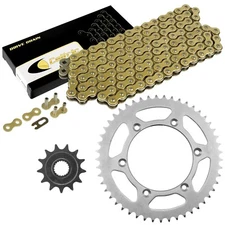 Drive Chain & Sprockets Kit for Yamaha YZ250F 2005 2006 2007 2008 2009 2011 Gold