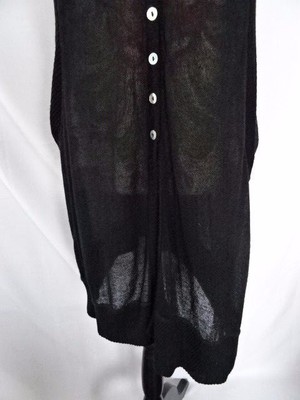 Tunique Noire DECA - Taille 3, Coupe évasée, Longueur Genou - Polyamide/élasthanne - Occasion Très Bon état
