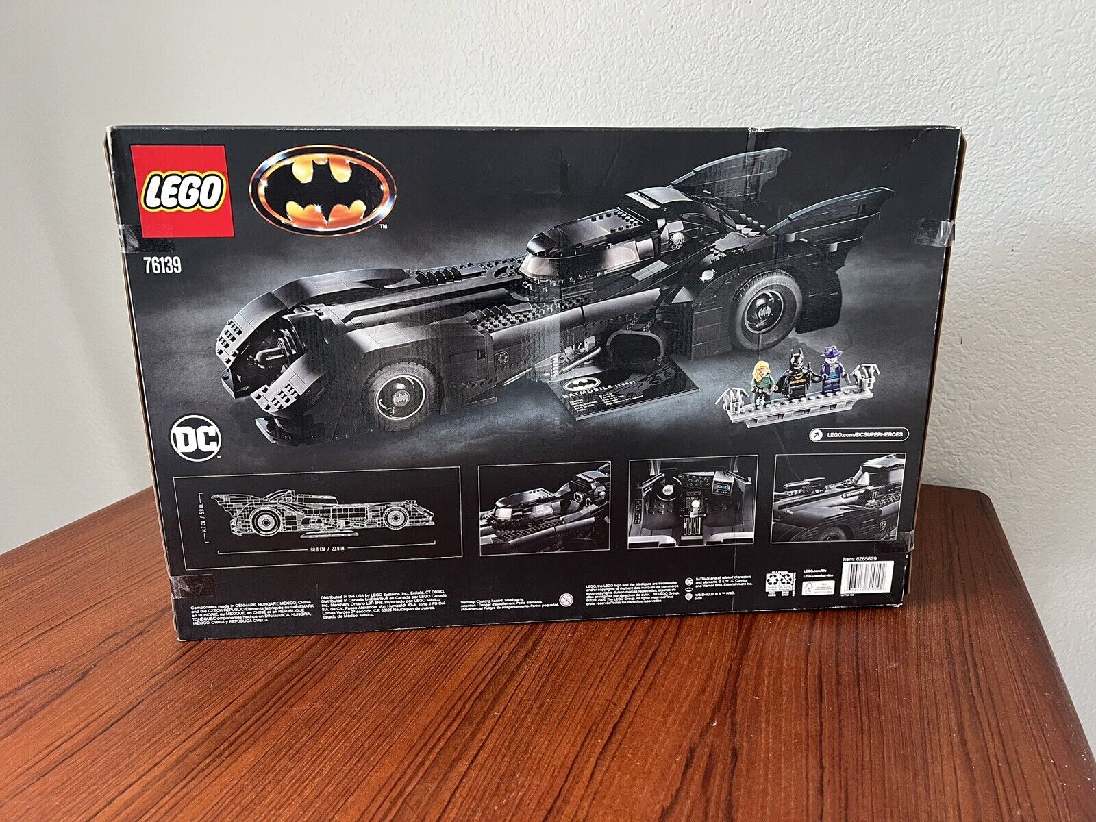 LEGO DC Batman 1989 Batmobile 76139 Building Kit 3306 Pcs Retired