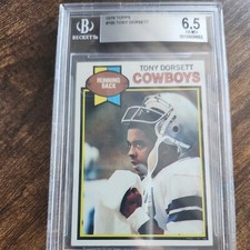 1979 Topps - #160 Tony Dorsett HoF BGS- 6.5 EX-MNT+
