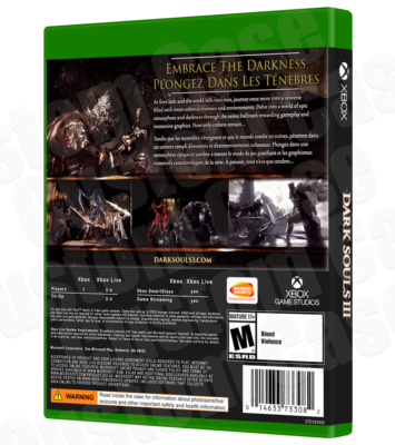 Dark Souls 3 III: The Fire Fades Edition - Xbox (Collector's Case