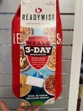 ReadyWise 3-Day Emergency Food Supply - Freeze-Dried Camping & Survival MealsNEW