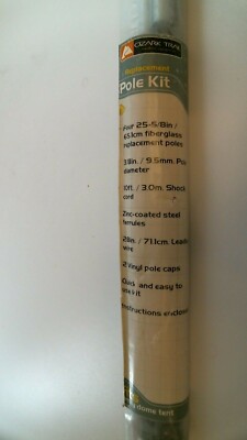 Ozark Trail Replacement Pole Kit, Four 25-5/8in, CA13000, Genuine, NEW 
