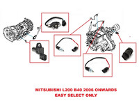 FüR Mitsubishi L200 Pick Up 2.5Did B40 KB4T Easy Select Getriebeschalter Set 06+