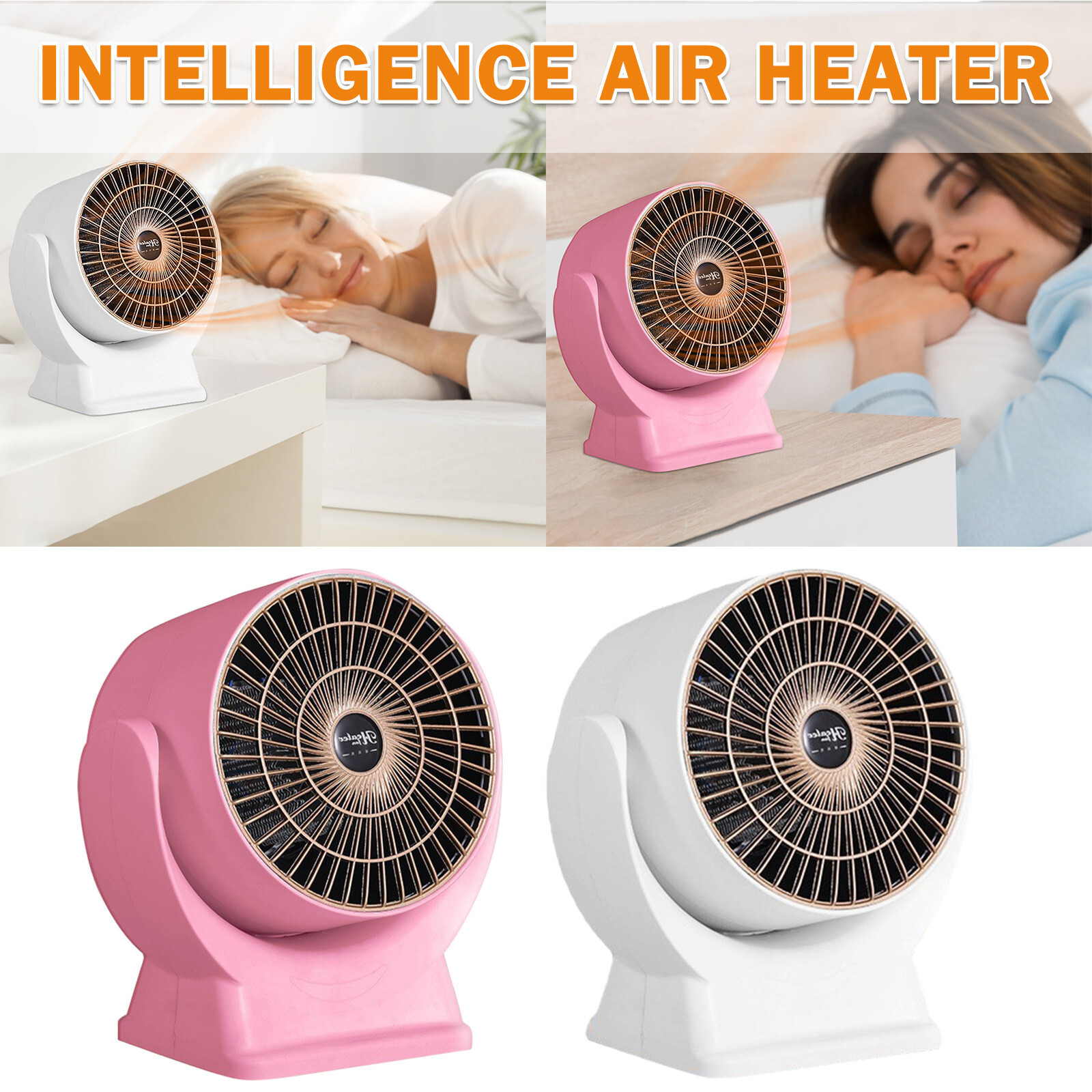 Personal Space Heater Portable 800w Fast Heating Small Desk Heater Fan Combo  | eBay