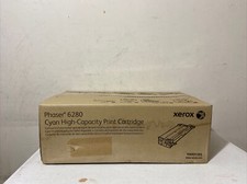 OPEN BOX Genuine Xerox 106R01392 Phaser 6280 Cyan High-Capacity Print Cartridge