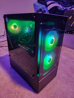 T2M Custom Gaming PC i7 16GB 1TB NVMe RTX 3080 8GB WiFi BT Liquid Cooled W11H