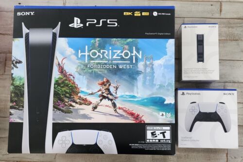PlayStation 5 PS5 Horizon Forbidden West Digital Console + Controller & Charger