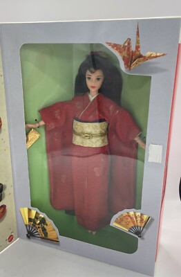 Happy New Year Barbie Doll Japanese Kimono 1995 Mattel 14024 Steffie Face NRFB