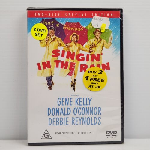 Singin' in the Rain DVD Movie 1952 Gene Kelly Donald O'Connor Romance Musical R4 - Afbeelding 1 van 2