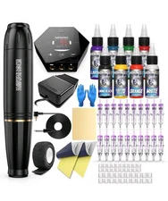 Tattoo Gun Kit Cartridge Tattoo Machine Kit Tattoo Kit Tattoo Pen Kit for Beg...