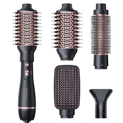Wavytalk Hair Dryer Brush Set, Air Sculpt 4-in-1 Hot 4-in-1, Black