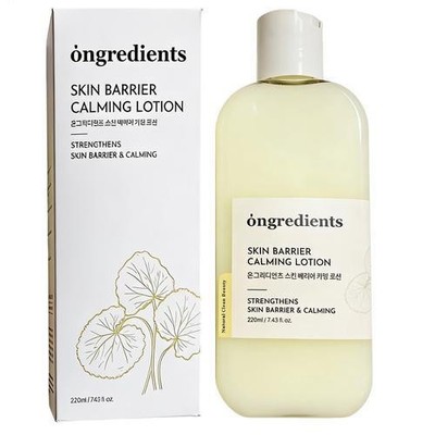 Ongredients Skin Barrier Calming Lotion 220ml Soothing Moisturizing Care New