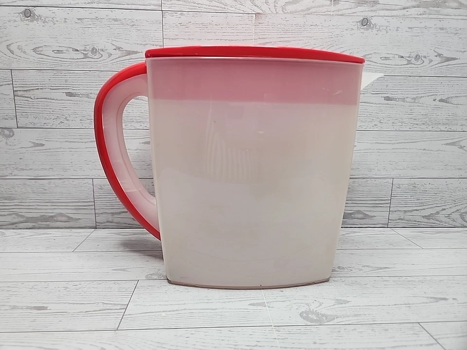 Jarra rectangular de 3 cuartos roja de repuesto para tetera helada Mr Coffee con tapa Foto 2 de 4