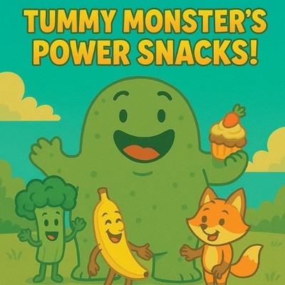 Tummy Monster's Power Snacks: A Tasty Story About Fruits, Veggies, and Big Energ
