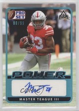2021 Leaf Pro Set Power Platinum Spectrum Foil 80/99 Master Teague III Auto no9