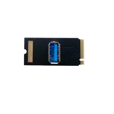 Black NGFF M.2 To USB Converter PCIe Connector Molex Riser Adapter For GPU