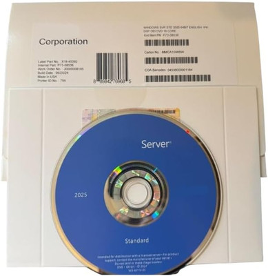 Server 2025 Standard 16 Core OEM English Version NEW