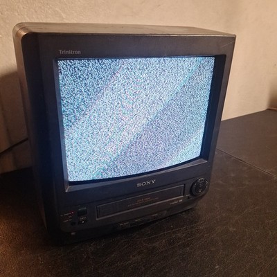 Sony 13 Inch VCR Combo VHS Gaming TV KV-13VM30 Works No Remote Vcr Dont Work