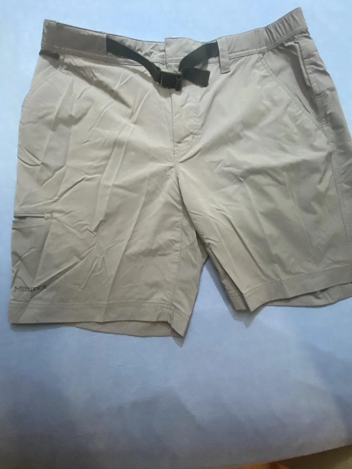 Marmot Arch Rock 9" Shorts Mens XL 38 Nori Grey Stretch Nylon Quick Dry