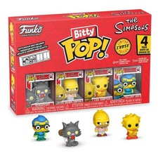 Los Simpson Bitty POP! Pack de 4 figuras de vinilo serie 4 2 cm