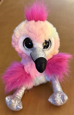 Zuru Coco Rainbow Surprise Collection Huey Flamingo Plush 6''