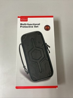 Switch 2 Multi Functional Protective Case Set With Mesh & Game Storage T9