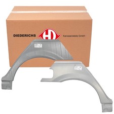 2x DIEDERICHS Seitenwand Radlaufrand Reparaturblech für BMW 3er E46 LIMO hinten