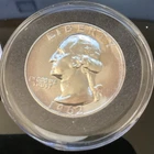 1962 PROOF Silver Quarter - 90% Silver, Toning, Free Shipping!