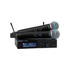 Shure SLXD24D /B58 Dual Wireless System with 2 SLXD2 /B58 Handheld Transmitters