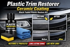 Plastic Trim Restorer Ceramic Coating Black Faded Plastic Restore Kit