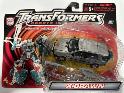 Transformers Robots in Disguise X-BRAWN Autobot Hasbro Vintage 2001 Excellent