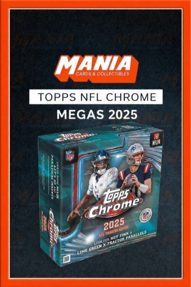 NFL Chrome 2025 Mega Boxes (ct090626)